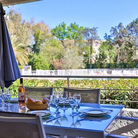 Centre St Tropez - Gd 2 Pieces, Piscine Et Parking 公寓